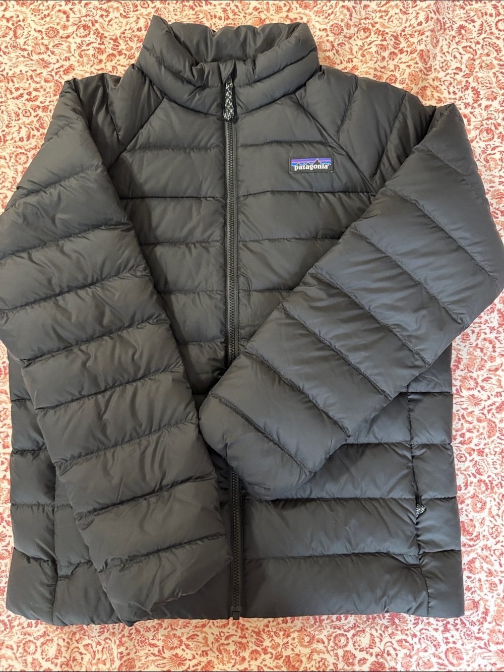 Patagonia Kids Black Quilted Puffer Jacket